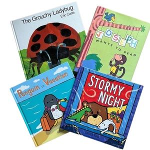 CHILDRENS STORYBOOKS 4-BRAND NEW HARDCOVER STORYBOOKS FOR ALL LEVELS OF READERS